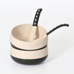 Eha Earth-Friendly Soup Bowls with Spoons - Charcoal