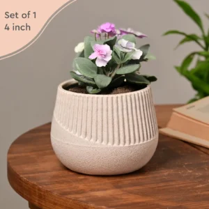 Eha Oreo Small Planter - Sand Castle